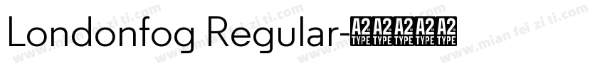 Londonfog Regular字体转换